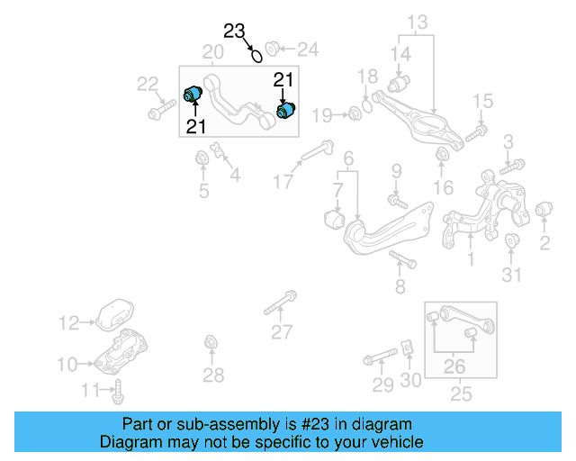 Upper Control Arm Adjust Cam WHT-000-232 - View 67