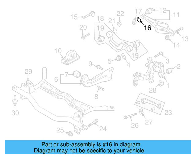 Upper Control Arm Adjust Cam WHT-000-232 - View 69