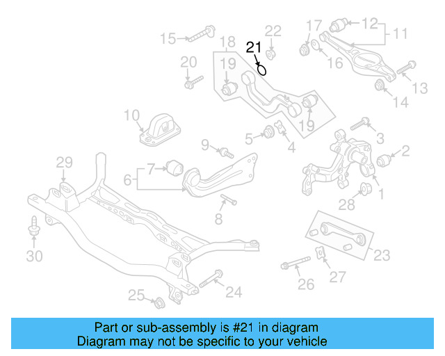 Upper Control Arm Adjust Cam WHT-000-232 - View 8