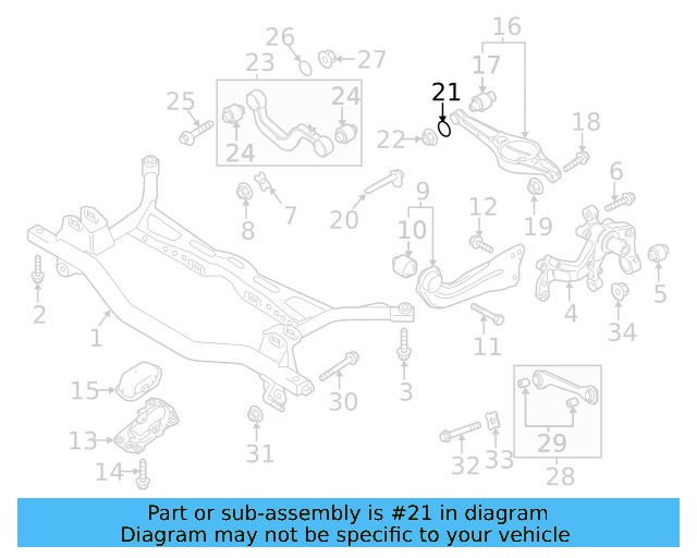 Upper Control Arm Adjust Bolt WHT-000-227 - View 85