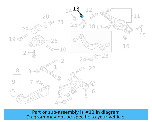 Upper Control Arm Adjust Cam WHT-000-232 - View 9