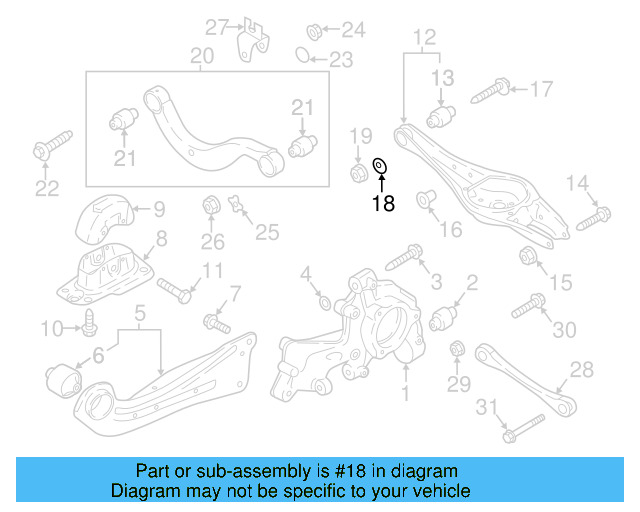 Upper Control Arm Adjust Cam WHT-000-232 - View 16