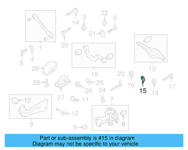 Upper Control Arm Adjust Cam WHT-000-232 - View 83