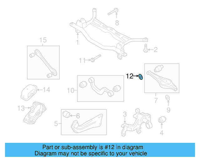 Upper Control Arm Adjust Cam WHT-000-232 - View 91