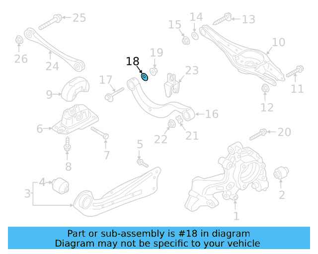 Upper Control Arm Adjust Cam WHT-000-232 - View 24