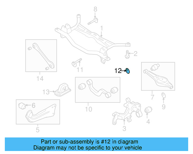 Upper Control Arm Adjust Cam WHT-000-232 - View 25