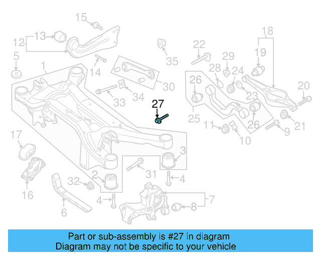 Upper Control Arm Adjust Bolt WHT-000-227 - View 38