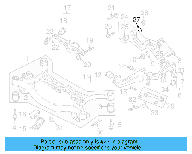 Upper Control Arm Adjust Cam WHT-000-232 - View 99