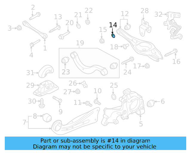 Upper Control Arm Adjust Cam WHT-000-232 - View 31