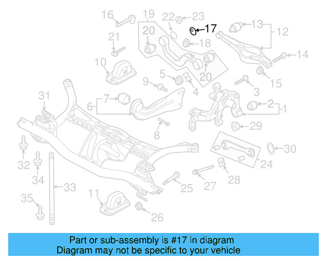 Upper Control Arm Adjust Cam WHT-000-232 - View 34