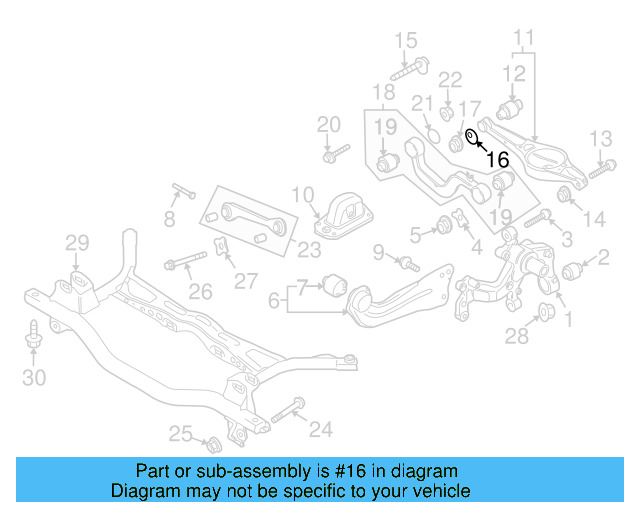 Upper Control Arm Adjust Cam WHT-000-232 - View 86