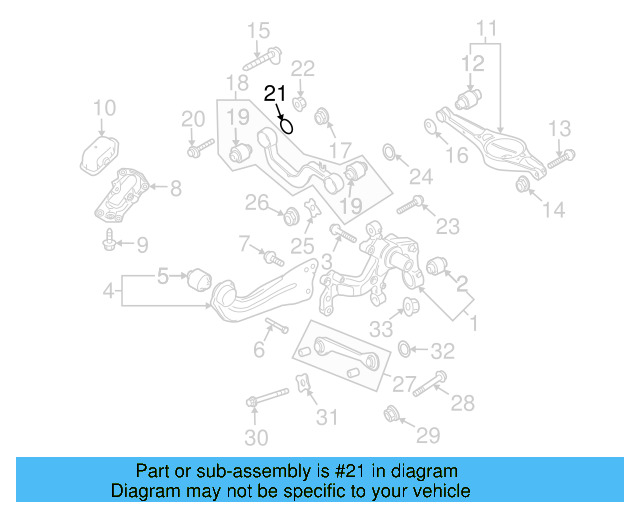 Upper Control Arm Adjust Cam WHT-000-232 - View 104