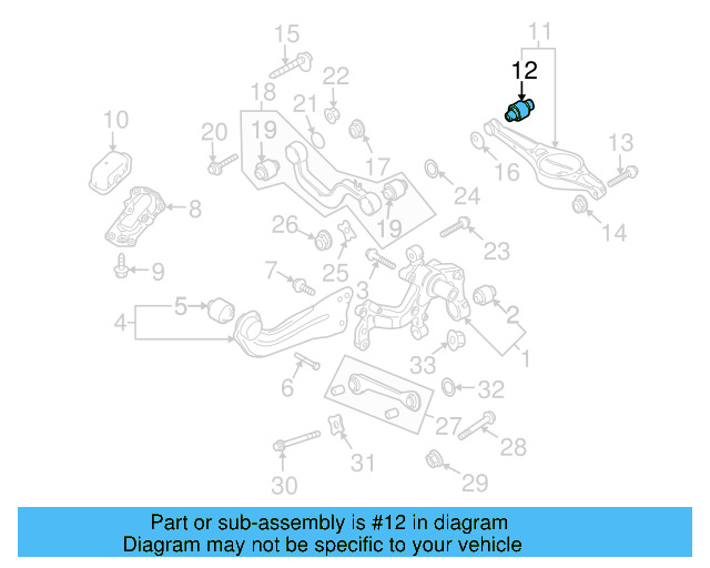 Upper Control Arm Adjust Cam WHT-000-232 - View 108