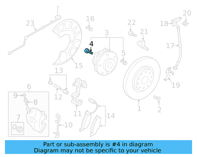 Hub & Bearing Mount Bolt WHT-000-237-C - View 8