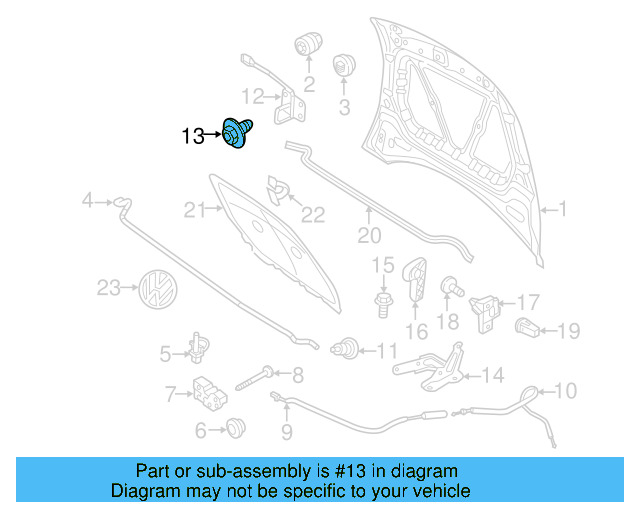 Lock & Switch Bolt WHT-000-425 - View 18