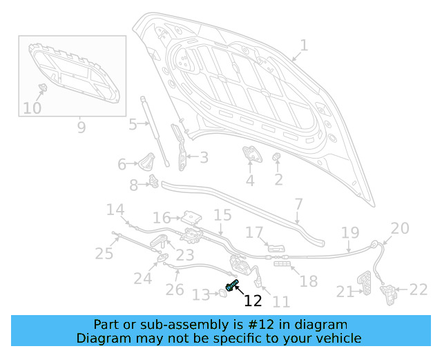 Lock & Switch Bolt WHT-000-425 - View 50