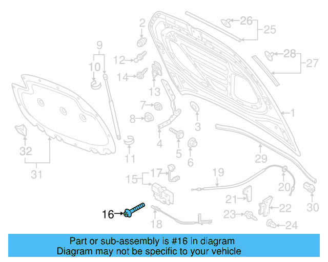 Lock & Switch Bolt WHT-000-425 - View 75