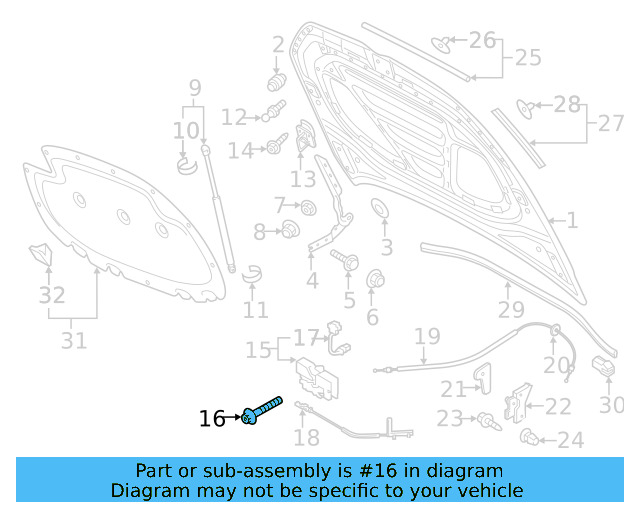 Lock & Switch Bolt WHT-000-425 - View 26