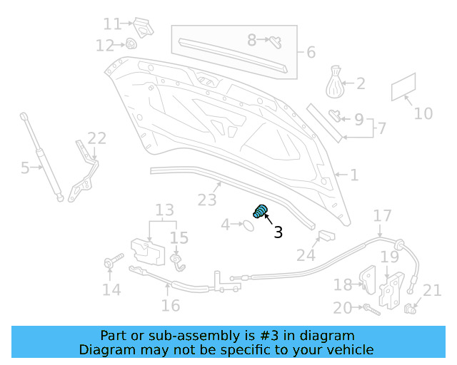 Lock & Switch Bolt WHT-000-425 - View 58