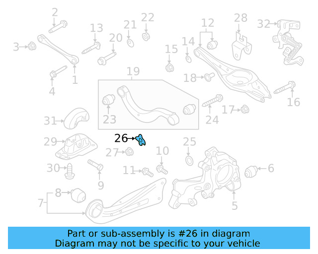 Upper Control Arm Lock Washer WHT-000-724 - View 7