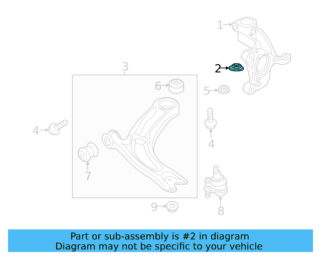 Outer Tie Rod Castle Nut WHT-000-785 - View 9