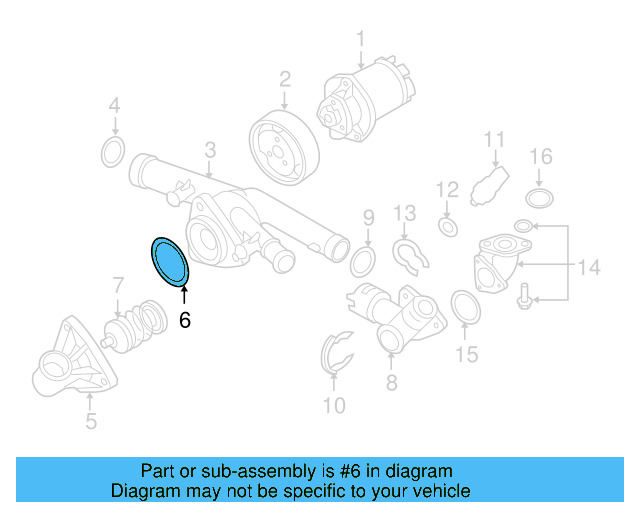 Temp Sensor Retainer Spring 032-121-142 - View 147