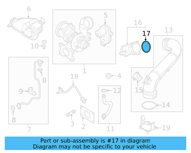 Intake Pipe Gasket WHT-001-386