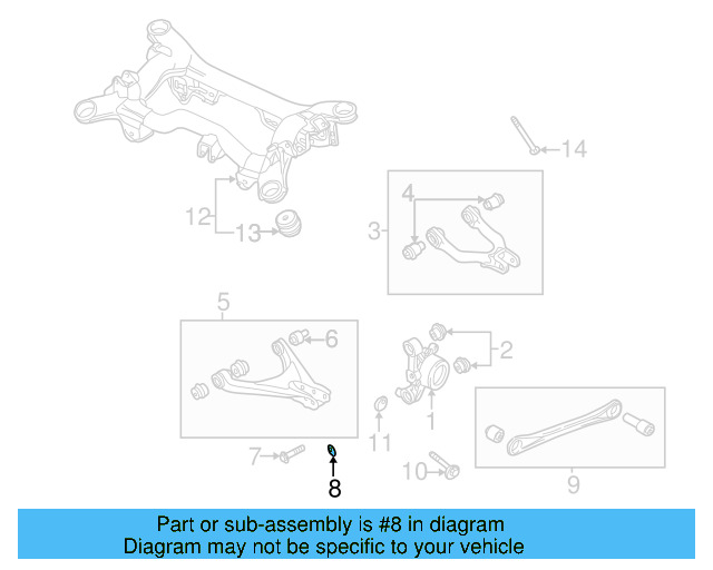 Lower Control Arm Adjust Cam WHT-001-656 - View 19