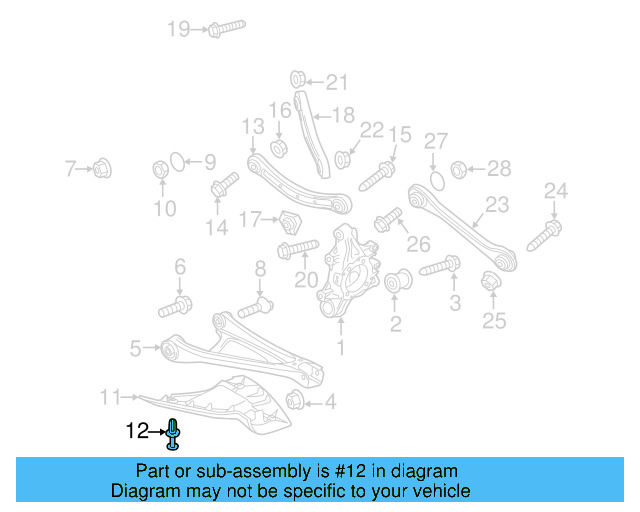 Stabilizer Link Lock Nut N-102-861-10 - View 48