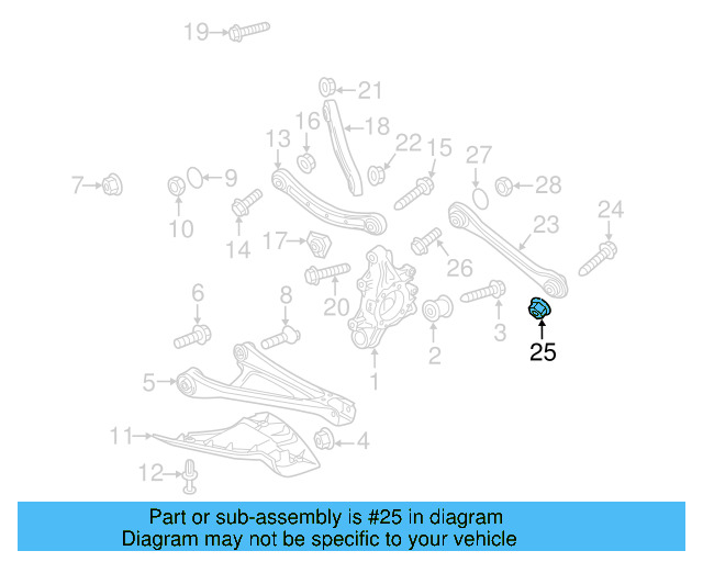 Lower Control Arm Lock Nut WHT-001-938 - View 28