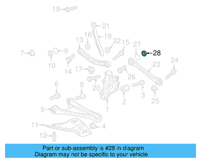 Track Bar Nut N-105-868-02
