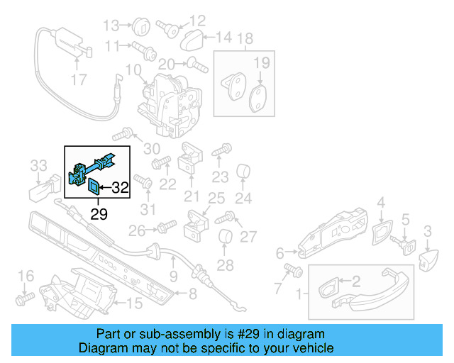 Door Check Bolt WHT-002-109 - View 21