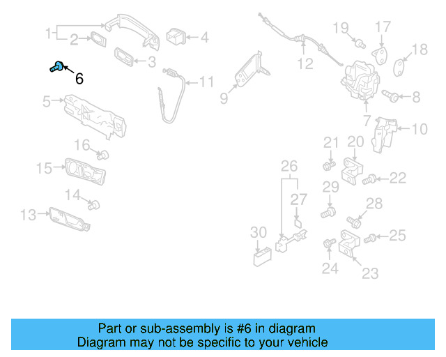 Door Check Bolt WHT-002-109 - View 20