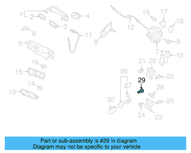 Door Check Bolt WHT-002-109 - View 16