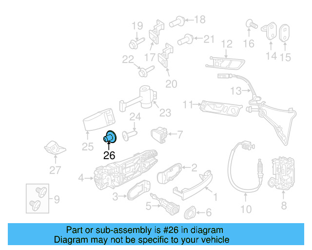 Door Check Bolt WHT-002-109 - View 14