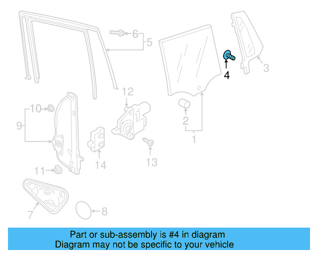 Door Check Bolt WHT-002-109 - View 96