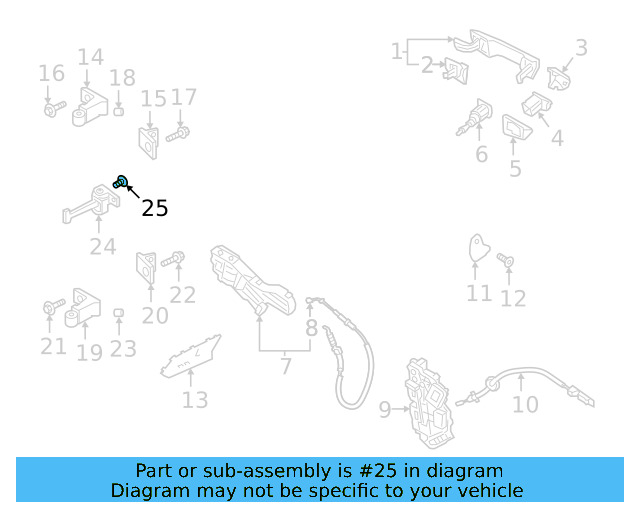 Door Check Bolt WHT-002-109 - View 56