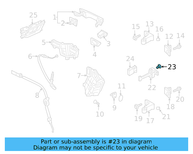 Door Check Bolt WHT-002-109 - View 94