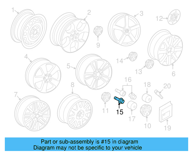 Wheel Bolt WHT-002-437 - View 38