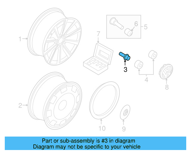 Wheel Bolt WHT-002-437 - View 111