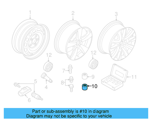 Wheel Bolt WHT-002-437 - View 43
