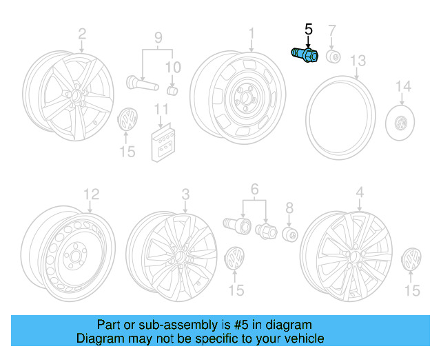 Wheel Bolt WHT-002-437 - View 46