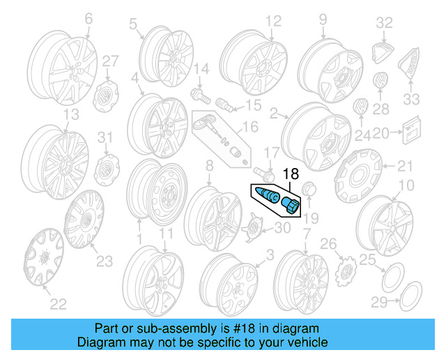 Wheel Bolt WHT-002-437 - View 48