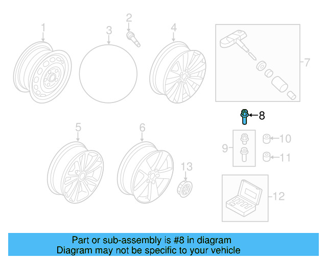 Wheel Bolt WHT-002-437 - View 50