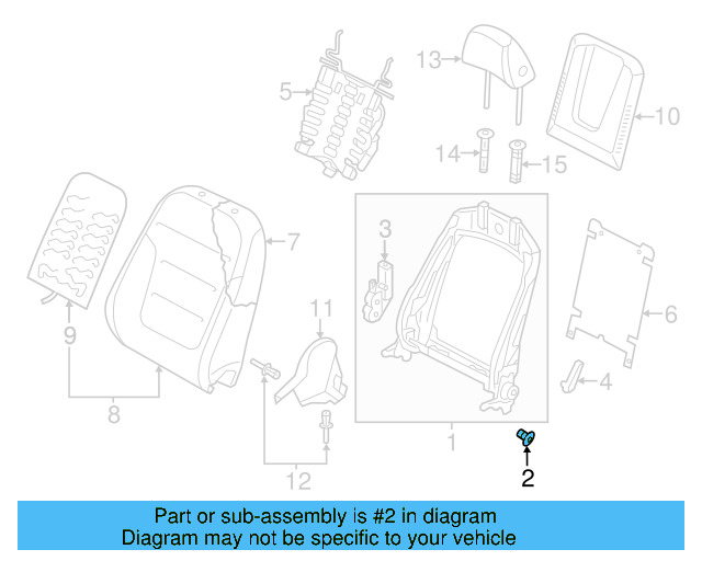 Seat Back Frame Lock Bolt WHT-002-796-B - View 26