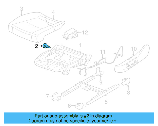 Seat Back Frame Screw WHT-002-796 - View 14