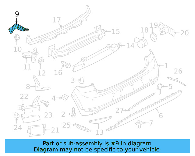 Guide Bracket Nut WHT-005-560 - View 63
