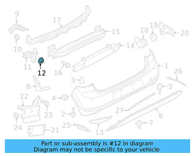 Guide Bracket Nut WHT-005-560 - View 57