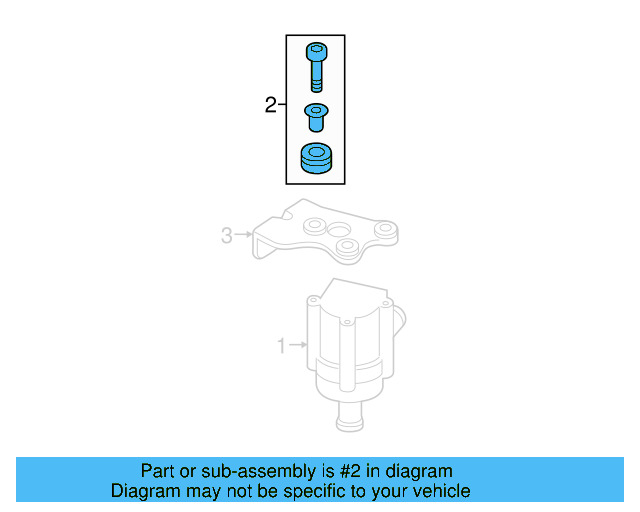 Auxiliary Pump Hardware Kit WHT-003-361 - View 2