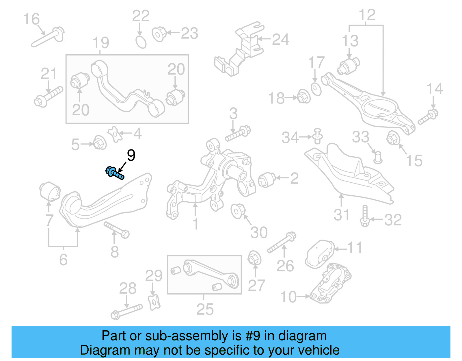 Trailing Arm Bolt WHT-003-468 - View 17